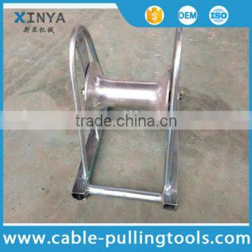 Straight Line Cable Roller Cable Laying Roller With Aluminum Wheel Galvanized photo-4