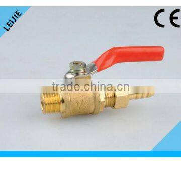 Brass gas ball valve with male thread