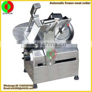 Affordable full automatic small electric forzen meat slicer meat saw machine