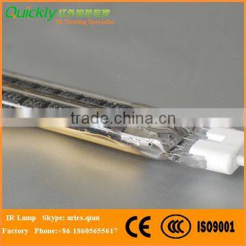 High power low color temp carbon fiber IR lamp infrared heater element