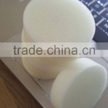 Triangle gel sponge scouring pad, ride on floor server scrubber, labour free exhaust scrubber