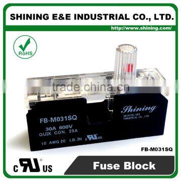 FB-M031SQ UL Approved Equal To Bussmann 1 Pole 30A Ceramic Fuse Block photo-5