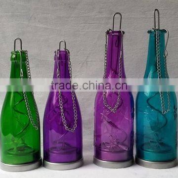 Cute Wine Bottle Candle Holder With LED String Lights photo-3