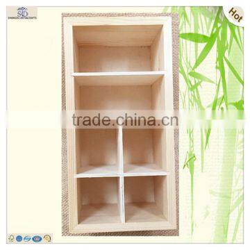 Decorative Compartments Laser Cutting Table Storage Wooden Box photo-4