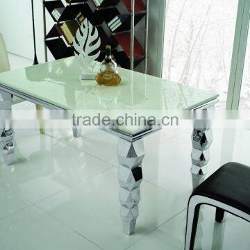 TH325 White Marble Table and Chair