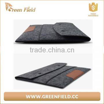 Soft Gray Good Felt Laptop Carry Bag Laptop Sleeve Bag Portable PC Bag photo-2