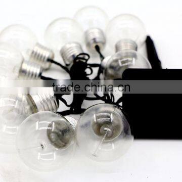 10-LED Solar Light Bulb Hanging Garden Lantern String Light photo-3