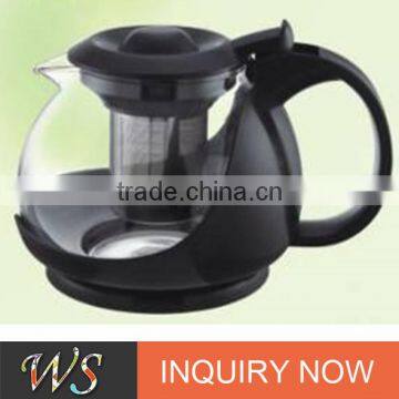 wholesale heat resistant glass teapot