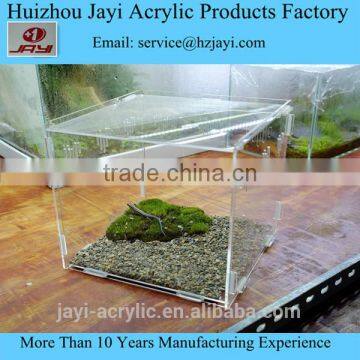 wholesale customize clear plastic Plexiglass pet house crab tank turtle breeding cage reptiles tank