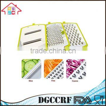 NBRSC Multi-Functional 3 in 1 Ergonomic Vegetable Grater and Container Cheese Slicer With Interchangeable Stainless Steel Blades photo-6