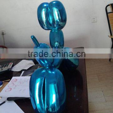 Small Plate Metal Famous Balloon Dog Statues for Sale photo-5