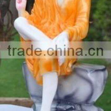 Decorative resin statue of Indian God Sai Baba