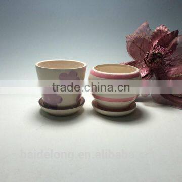 Round Design Ceramic Decorative Flower Pots,Flower Planter photo-2