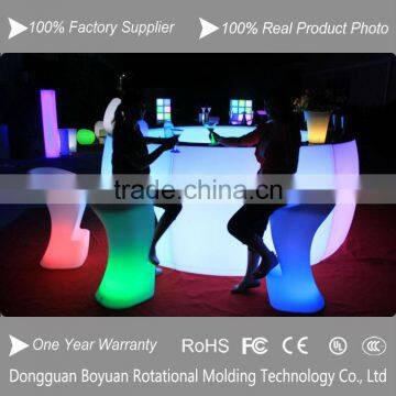 Amazing Led Bar Table , Fantastic LED light and water Bubble moving table