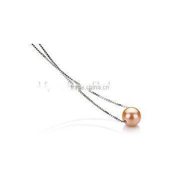 White Pearl Pendant Necklace photo-6