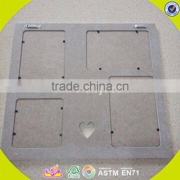 2017 Wholesale White Simple Lovely Wooden Picture Photo Frame W09A052 photo-3
