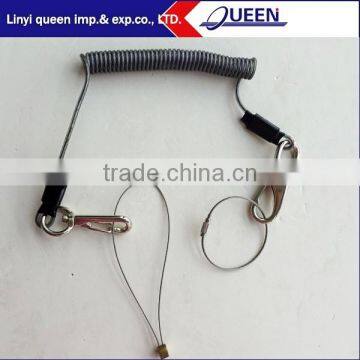 Spring coil tools safety lanyards