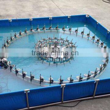 LED Music Dancing Stainless Steel Round-shaped Water Fountain
