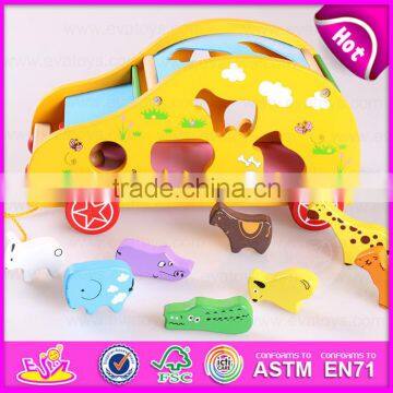 Intelligence Pull Line Block Toy for Kids,Pull Line Block Car Children's Toy Wholesale W05B118 photo-2