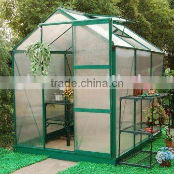 Aluminium Greenhouse With Sliding Door