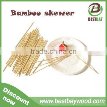 2.0mm to 4.0mm Diameter Bamboo Skewer Barbecue Round Bamboo Sticks photo-5