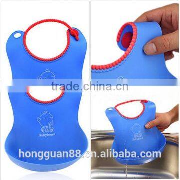 Hot selling have stock fashion waterproof baby bib,baby bib silicone factory