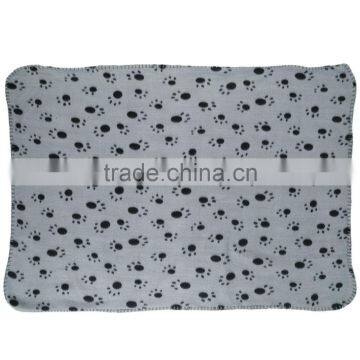 Warm Pet Puppy Dog Cat Small Medium Large Paw Print Pet Cat Dog Fleece Soft Blanket Bed Mat Cover photo-5