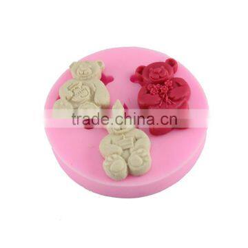 Liquid Silicone Mold Cake Chocolate Chip Mold DIY Baking Tool Cake Decoration - Three Bears 1688 Agent