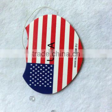 Manufacture flag car air freshener for promotion