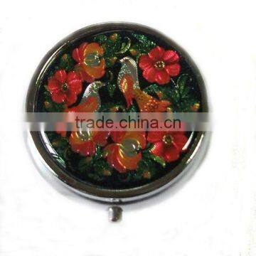 jewelry decorative pill boxes with flower PB1407