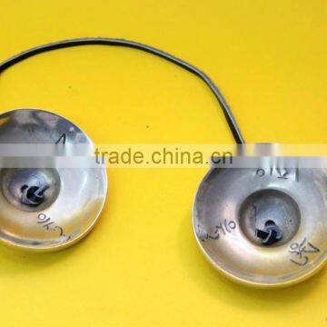Best-selling Handmade in Nepal Meditation Tibetan 8 Auspicious Symbol Tingsha Cymbals photo-4