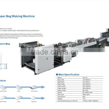 KB-700 Paper shopping bag making machine for sale