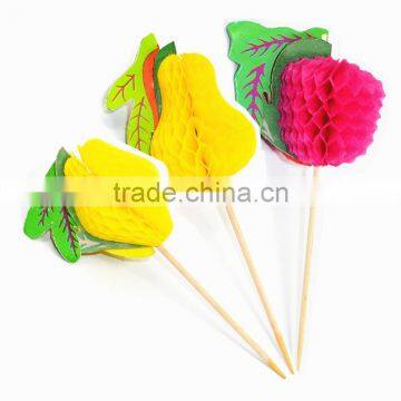 Art Toothpick Christmas Decoration Cocktail Decoration for Party 3D Fruit Toothpicks photo-2