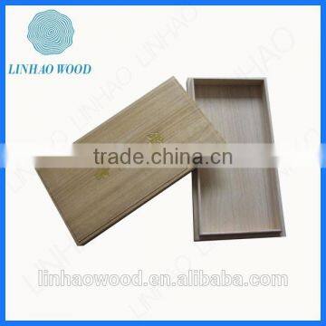 natural simple disign wooden certificate/book/album packaging box