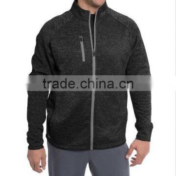 winter sports zipper up fleece jacket for men