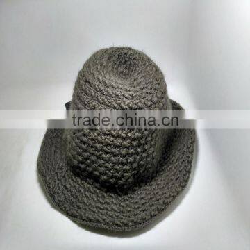 Korean Big Bow Winter Knitting Wool Hat Outdoor Leisure Hat photo-4