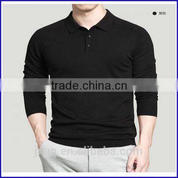 New Design Cheap Long Sleeve Polo Shirts for Men Polo Blank Wholesale Mens Polo T-shirt photo-3
