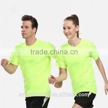 Custom Cotton Fit Running T-shirt With Short Sleeve