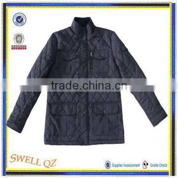 2016 European fashion cheap men winter quilted jacket