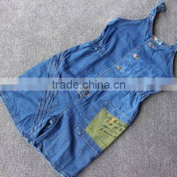 Fashion Suspender Trousers for Girls,lovely Overall for Childrens,jeans Overall for Kids photo-5