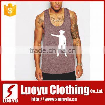Wholesale mens racer back tank top bodybuilding tank top