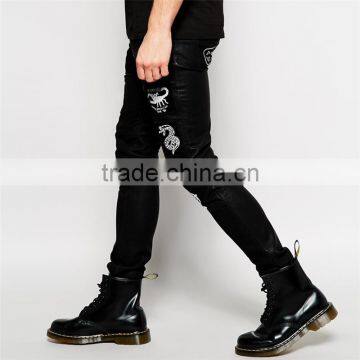OEM Factory Wholesale Men Latest Design Jeans Pants photo-4