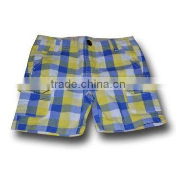 comfortable boys checked summer beach shorts