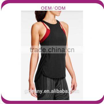 Women Teen Raceback Muscle Free Cotton Crohet Fitness Tank Top photo-2