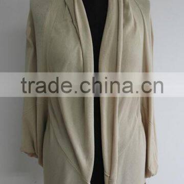 Fashion Girls Custom Knit Butterfly Sleeves Knitted Poncho Sweater