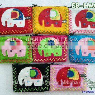 Thai Handmade Elephant Coin Purse Wallet Money bag Mini bag