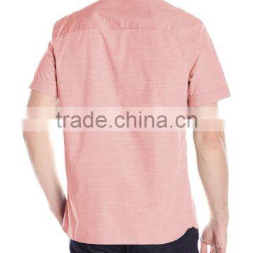 Men's Stripe Texture Shirt With Chest Pocket photo-2