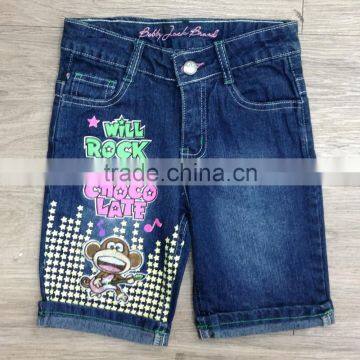 bobby jack ramie cotton polyester spandex girls denim shorts #3R5553