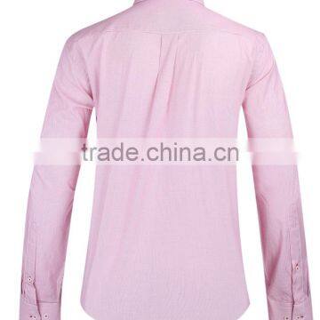 2017 Small Checks Men's Long Sleeve Button-down Collar Casual Shirt photo-3