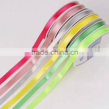 3/8" (10mm) Polyester Satin Ribbon Single Sided for Gifts photo-2